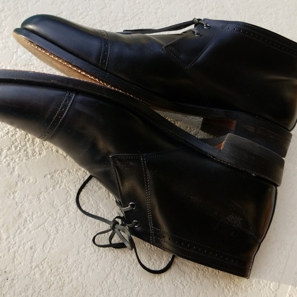 Mens straight tip shoe boots main image 3